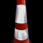 Traffic Cone Collars - White Replacement Reflective Traffic Cone Sleeve